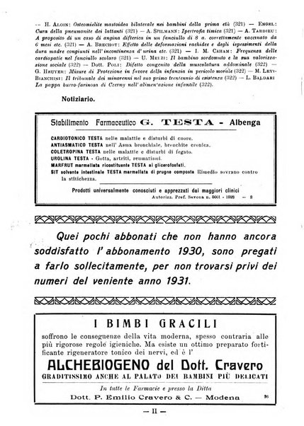 La pediatria pratica sezione pratica dell'archivio La clinica pediatrica