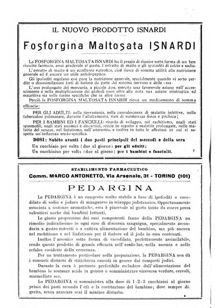 La pediatria pratica sezione pratica dell'archivio La clinica pediatrica