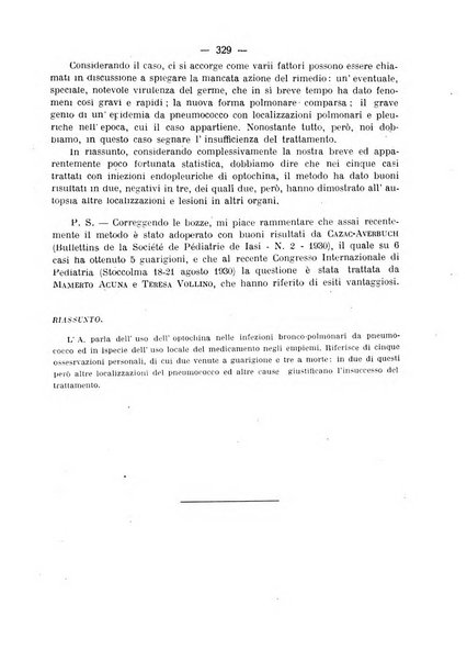 La pediatria pratica sezione pratica dell'archivio La clinica pediatrica