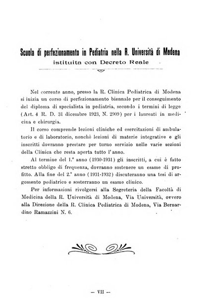 La pediatria pratica sezione pratica dell'archivio La clinica pediatrica