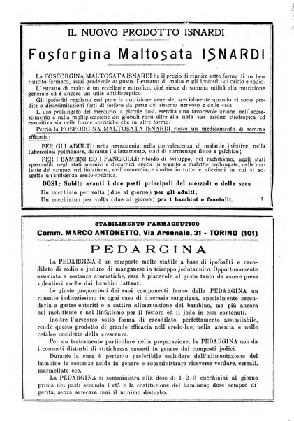 La pediatria pratica sezione pratica dell'archivio La clinica pediatrica