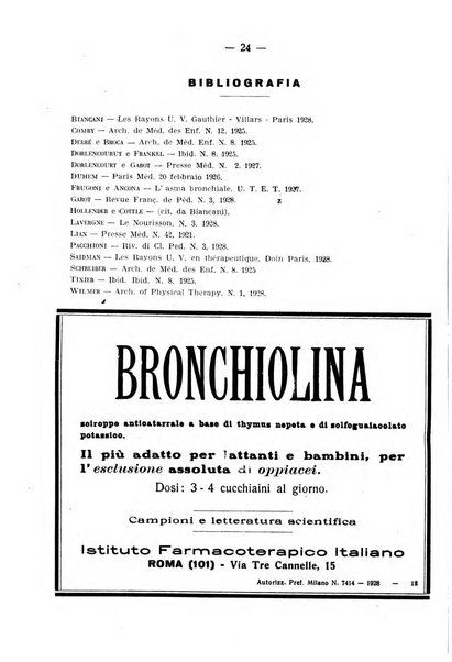 La pediatria pratica sezione pratica dell'archivio La clinica pediatrica