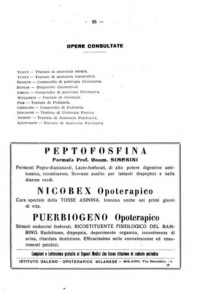 La pediatria pratica sezione pratica dell'archivio La clinica pediatrica