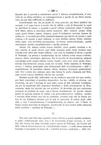 La pediatria pratica sezione pratica dell'archivio La clinica pediatrica