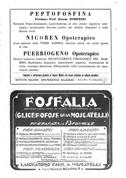 La pediatria pratica sezione pratica dell'archivio La clinica pediatrica