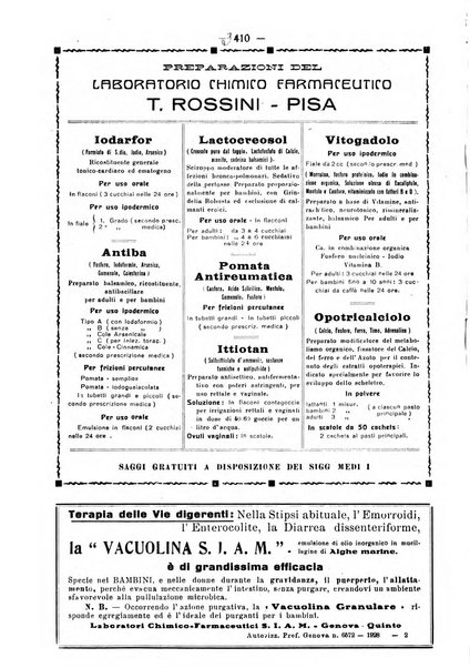 La pediatria pratica sezione pratica dell'archivio La clinica pediatrica