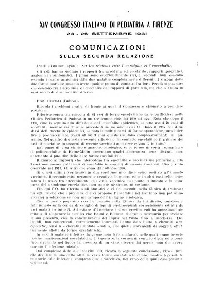 La pediatria pratica sezione pratica dell'archivio La clinica pediatrica