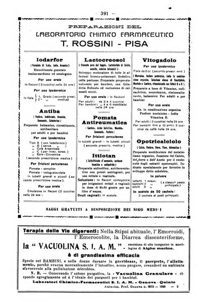 La pediatria pratica sezione pratica dell'archivio La clinica pediatrica