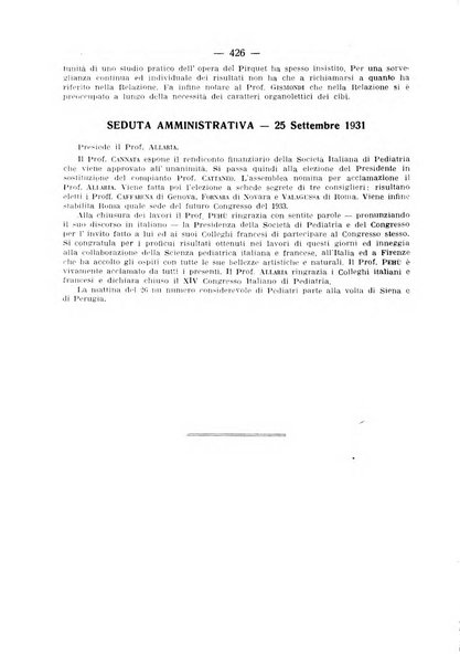 La pediatria pratica sezione pratica dell'archivio La clinica pediatrica