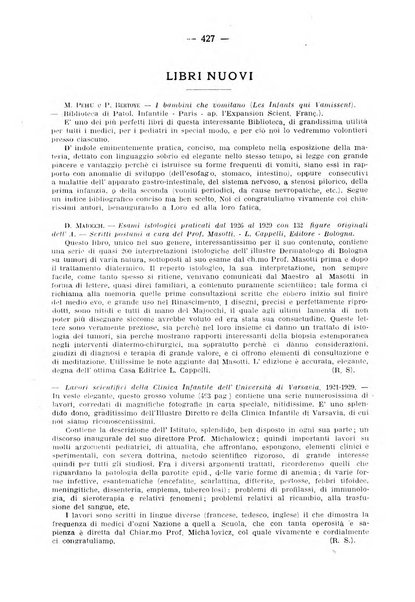 La pediatria pratica sezione pratica dell'archivio La clinica pediatrica