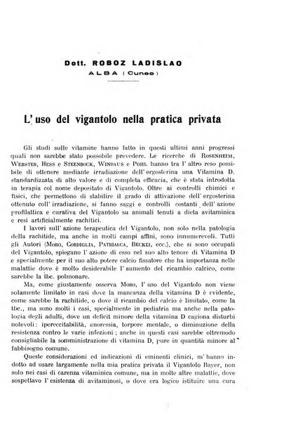 La pediatria pratica sezione pratica dell'archivio La clinica pediatrica