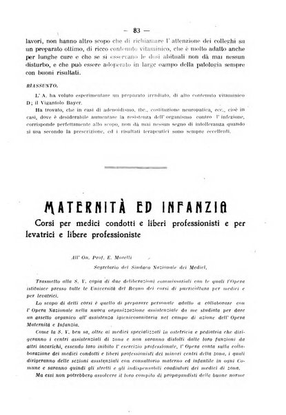 La pediatria pratica sezione pratica dell'archivio La clinica pediatrica