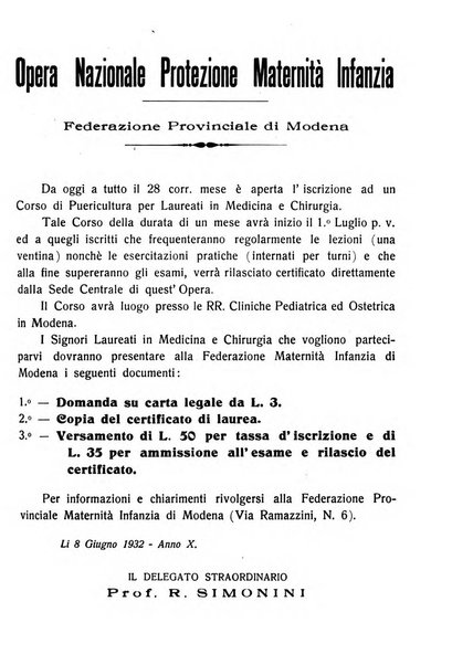 La pediatria pratica sezione pratica dell'archivio La clinica pediatrica