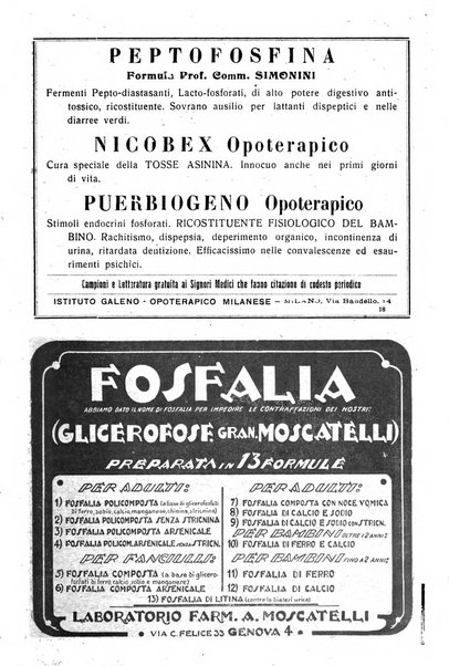 La pediatria pratica sezione pratica dell'archivio La clinica pediatrica