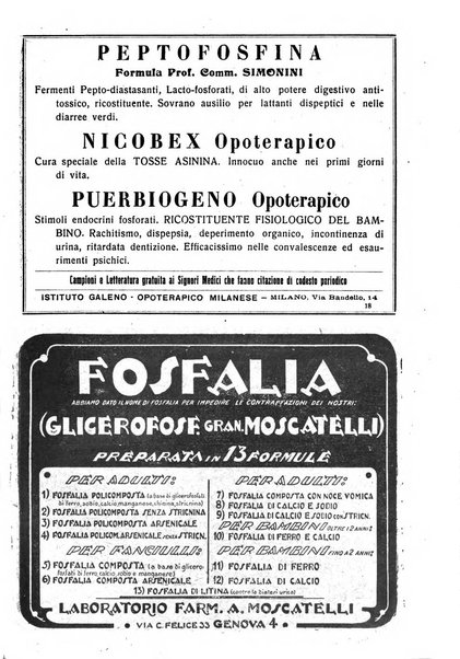 La pediatria pratica sezione pratica dell'archivio La clinica pediatrica