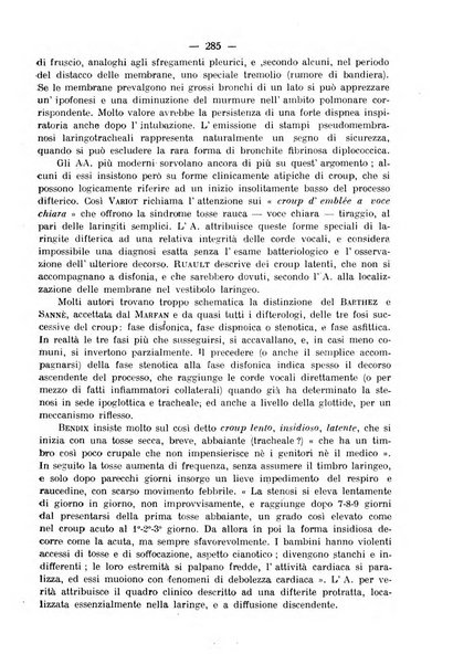 La pediatria pratica sezione pratica dell'archivio La clinica pediatrica