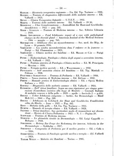 La pediatria pratica sezione pratica dell'archivio La clinica pediatrica