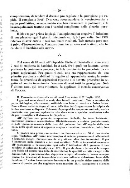 La pediatria pratica sezione pratica dell'archivio La clinica pediatrica