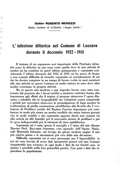 La pediatria pratica sezione pratica dell'archivio La clinica pediatrica