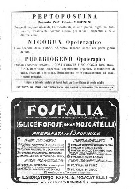 La pediatria pratica sezione pratica dell'archivio La clinica pediatrica