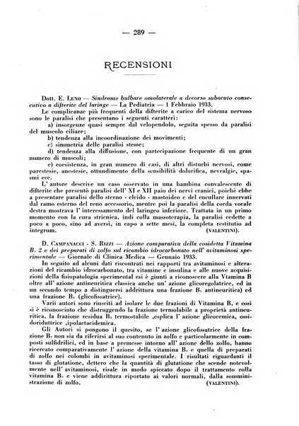 La pediatria pratica sezione pratica dell'archivio La clinica pediatrica