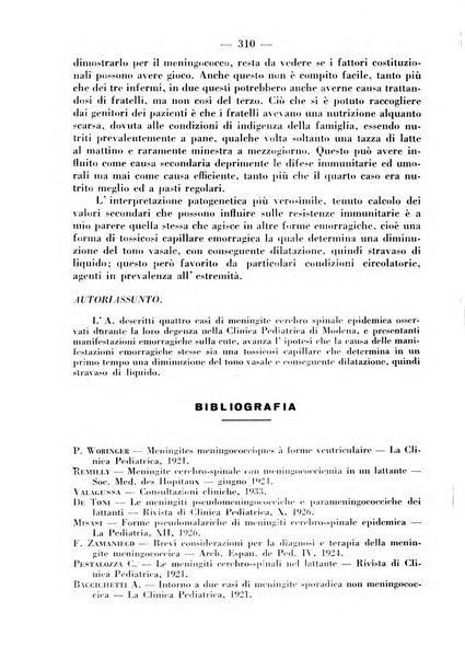 La pediatria pratica sezione pratica dell'archivio La clinica pediatrica