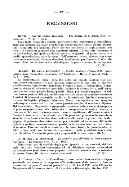 La pediatria pratica sezione pratica dell'archivio La clinica pediatrica