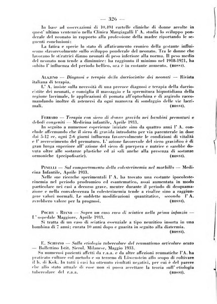 La pediatria pratica sezione pratica dell'archivio La clinica pediatrica