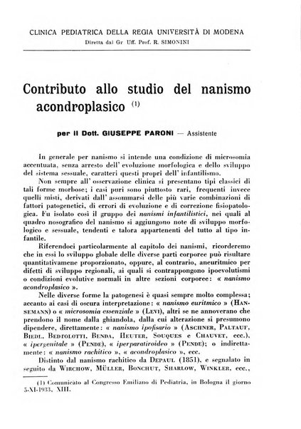 La pediatria pratica sezione pratica dell'archivio La clinica pediatrica