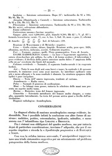 La pediatria pratica sezione pratica dell'archivio La clinica pediatrica