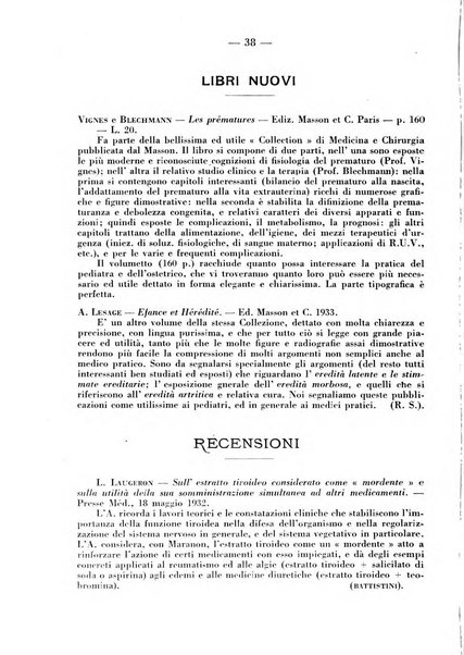 La pediatria pratica sezione pratica dell'archivio La clinica pediatrica