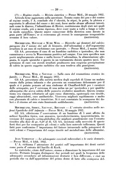 La pediatria pratica sezione pratica dell'archivio La clinica pediatrica