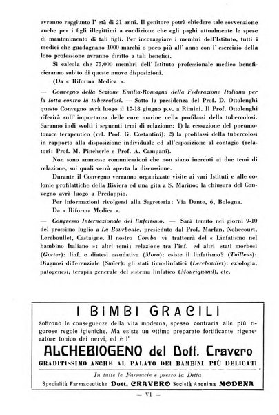 La pediatria pratica sezione pratica dell'archivio La clinica pediatrica