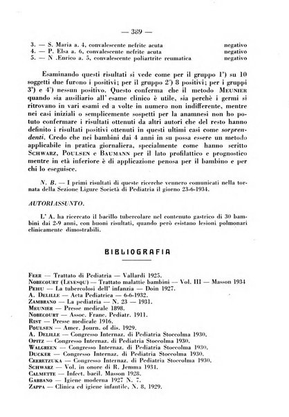 La pediatria pratica sezione pratica dell'archivio La clinica pediatrica