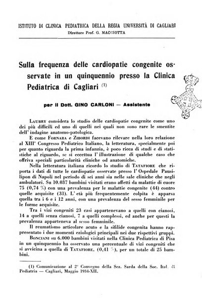 La pediatria pratica sezione pratica dell'archivio La clinica pediatrica