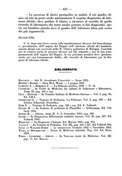 La pediatria pratica sezione pratica dell'archivio La clinica pediatrica