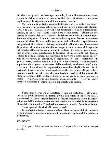 La pediatria pratica sezione pratica dell'archivio La clinica pediatrica