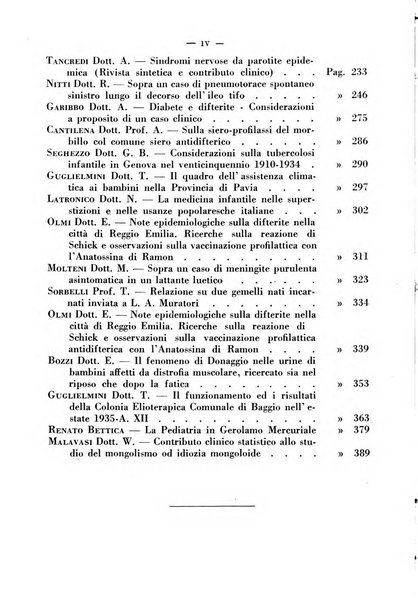 La pediatria pratica sezione pratica dell'archivio La clinica pediatrica