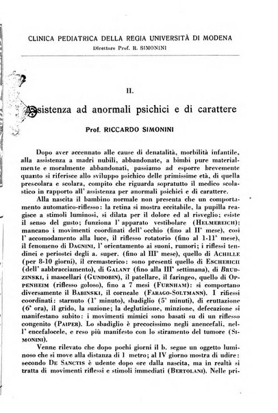 La pediatria pratica sezione pratica dell'archivio La clinica pediatrica