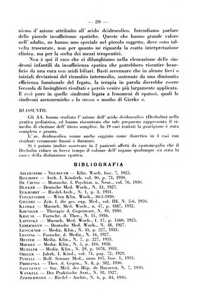 La pediatria pratica sezione pratica dell'archivio La clinica pediatrica