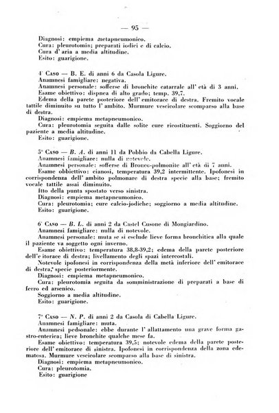 La pediatria pratica sezione pratica dell'archivio La clinica pediatrica