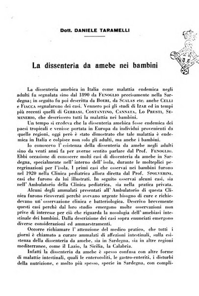 La pediatria pratica sezione pratica dell'archivio La clinica pediatrica