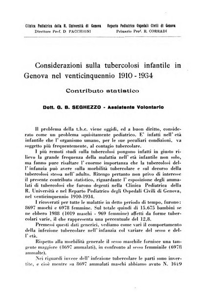 La pediatria pratica sezione pratica dell'archivio La clinica pediatrica