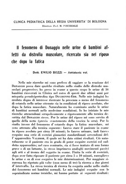 La pediatria pratica sezione pratica dell'archivio La clinica pediatrica