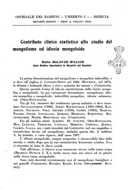 La pediatria pratica sezione pratica dell'archivio La clinica pediatrica