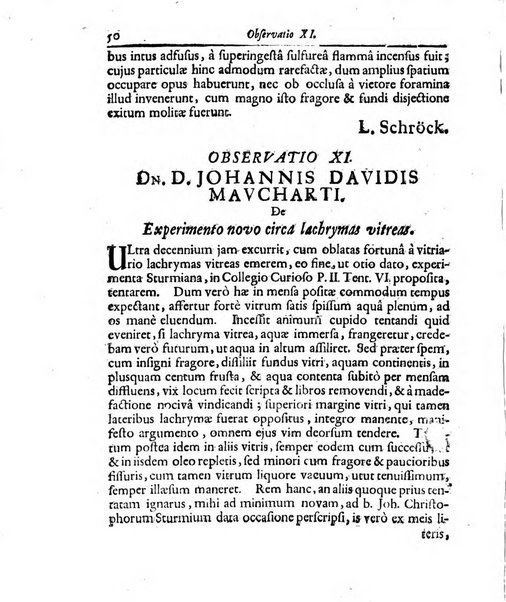 Academiae Caesareo-Leopoldinae naturae curiosorum ephemerides, sive Observationum medico.phisicarum ...