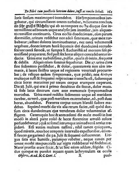 Academiae Caesareo-Leopoldinae naturae curiosorum ephemerides, sive Observationum medico.phisicarum ...