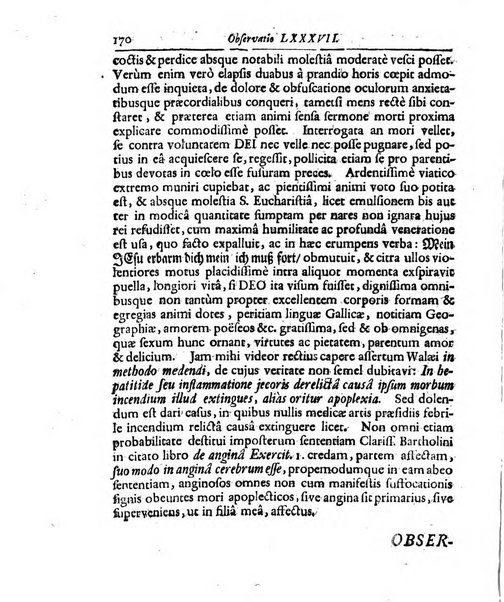 Academiae Caesareo-Leopoldinae naturae curiosorum ephemerides, sive Observationum medico.phisicarum ...