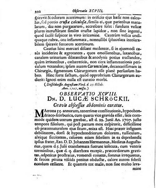 Academiae Caesareo-Leopoldinae naturae curiosorum ephemerides, sive Observationum medico.phisicarum ...