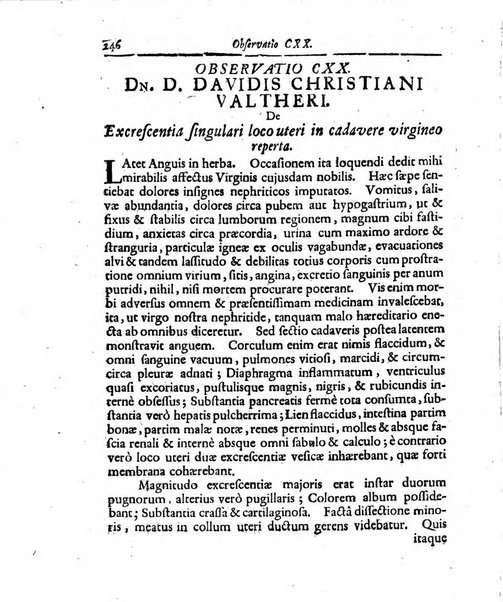 Academiae Caesareo-Leopoldinae naturae curiosorum ephemerides, sive Observationum medico.phisicarum ...